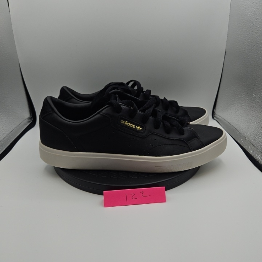 adidas Black Low-Top Sneakers with Cream Sole